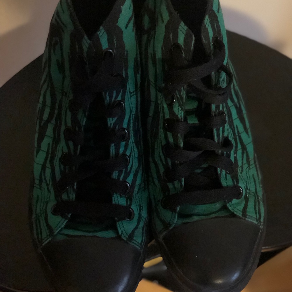 Green & Black Striped Jeremy Scott Adidas